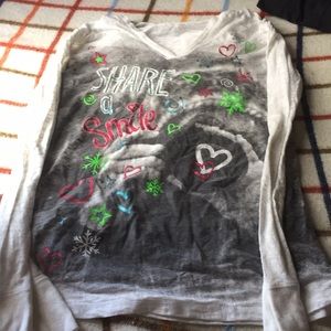 See through long sleeve